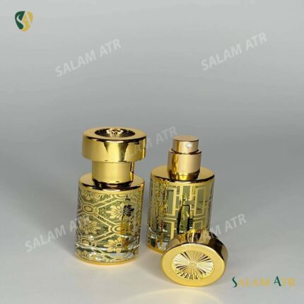 شیشه عطر طلاكوب استوانه