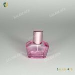 شیشه عطر گلدانی صورتی