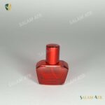شیشه عطر گلدانی قرمز