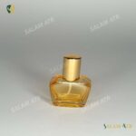 شیشه عطر گلدانی زرد