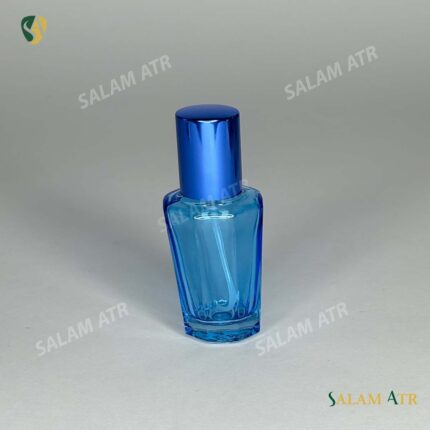 شيشه عطر خمره اى آبی