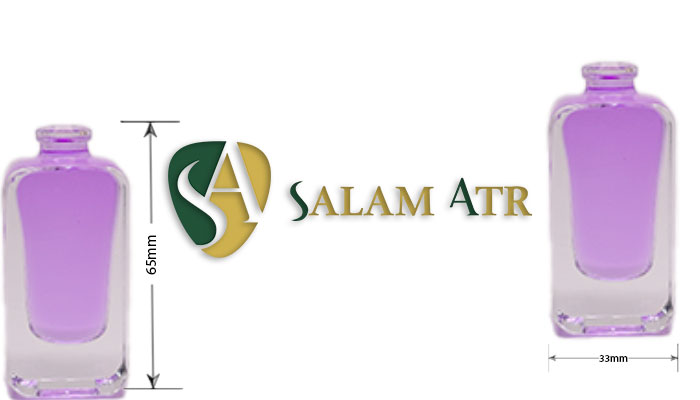 سایز شیشه عطر آرامیس 15 میل ایزی کریمپ مدل AZ356 با درب استوانه‌ای