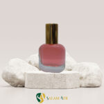 شیشه عطر زارا ایزی کریمپ ۲۵ میل مدل AZ-YS695 با درب استوانه‌ای طلایی با بکگراند