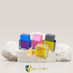 شیشه عطر ایفوریا 25 میل مدل PT374T با اسپری پیچی با بکگراند