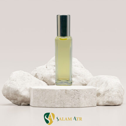 شیشه عطر اسکادا ایزی کریمپ ۳۰ میل مدل SD002 با درب استوانه‌ای نقره ای با بکگراند
