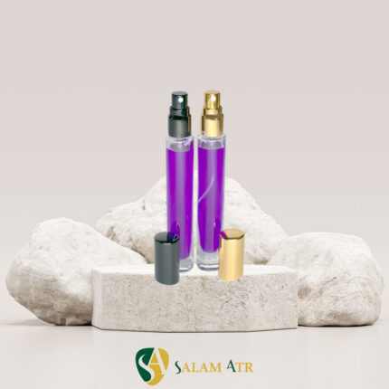 شیشه عطر تامپو 10 میل مدل DF010 با اسپری پیچی با بک گراند