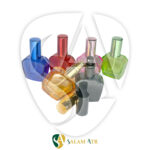 شیشه عطر گلدانی 15 میل رنگی مدل FX557C
