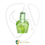 شیشه عطر گلدانی 15 میل رنگی مدل FX557C سبز
