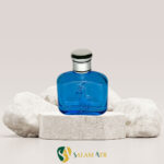 شیشه عطر پولو کتابی 50 میل مدل PT184C آبی با بکگراند