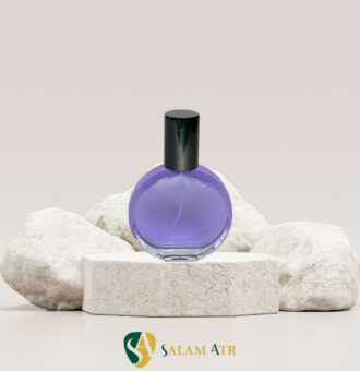 شیشه عطر چنس 50 میل ایزی کریمپ درب استوانه مدل DYJ47 با بکگراند