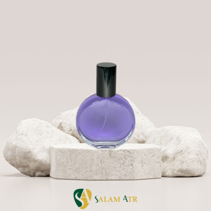 شیشه عطر چنس 50 میل ایزی کریمپ درب استوانه مدل DYJ47 با بکگراند