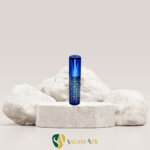 شیشه عطر قلبی رنگی ۱۵ میل آبی مدل FX016 با بکگراند