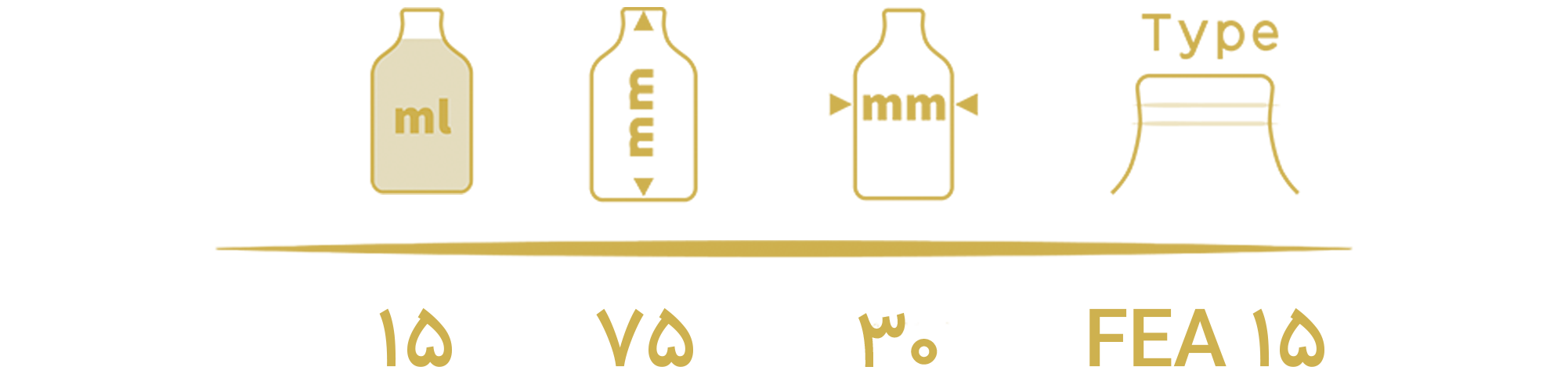 مشخصات شیشه عطر ناسوماتو ۱۵ میل رنگی مدل PT904C