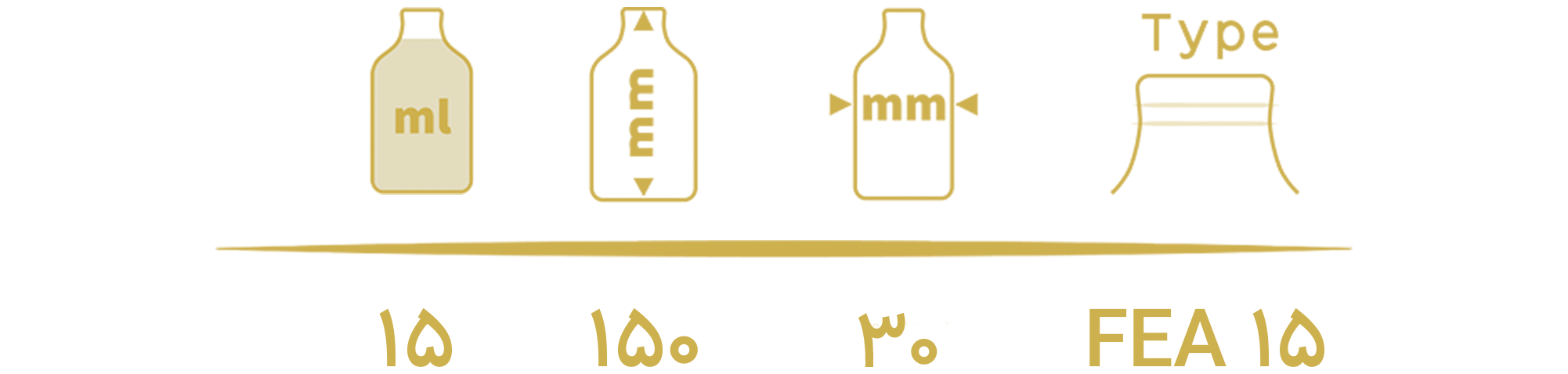 مشخصات شیشه عطر ارگانزا ۲۲ میل با درب UV مدل AZ109