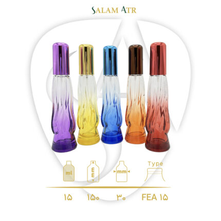 شیشه عطر ارگانزا ۲۲ میل با درب UV مدل AZ109 با مشخصات
