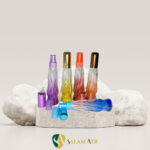 شیشه عطر ارگانزا ۲۲ میل با درب UV مدل AZ109 با بکگراند