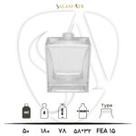 شیشه عطر TP50-0002 شفاف 50 میل با مشخصات