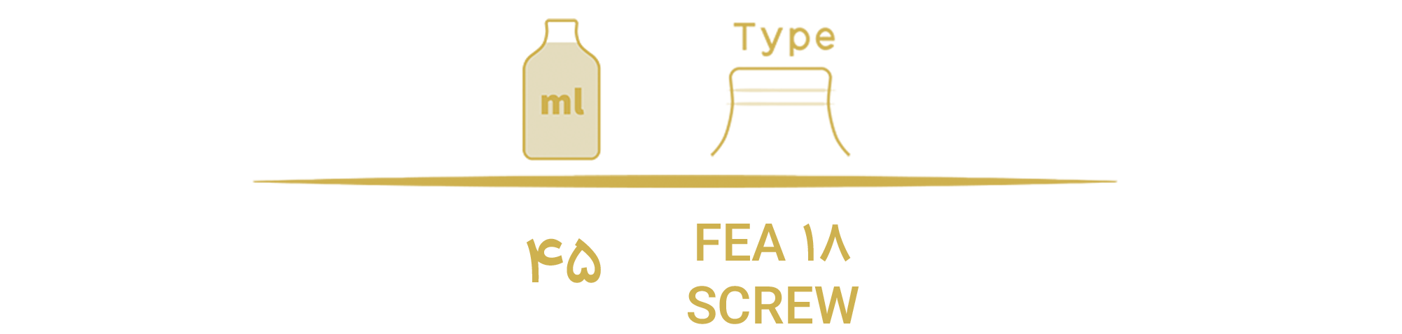 مشخصات شیشه عطر بنتون 45 میل دهنه 18 با والف پلاستیکی کد AZ103 fh