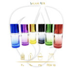 شیشه عطر استوانه رنگی ۲۰ میل کد AZY-16-5 با مشخصات