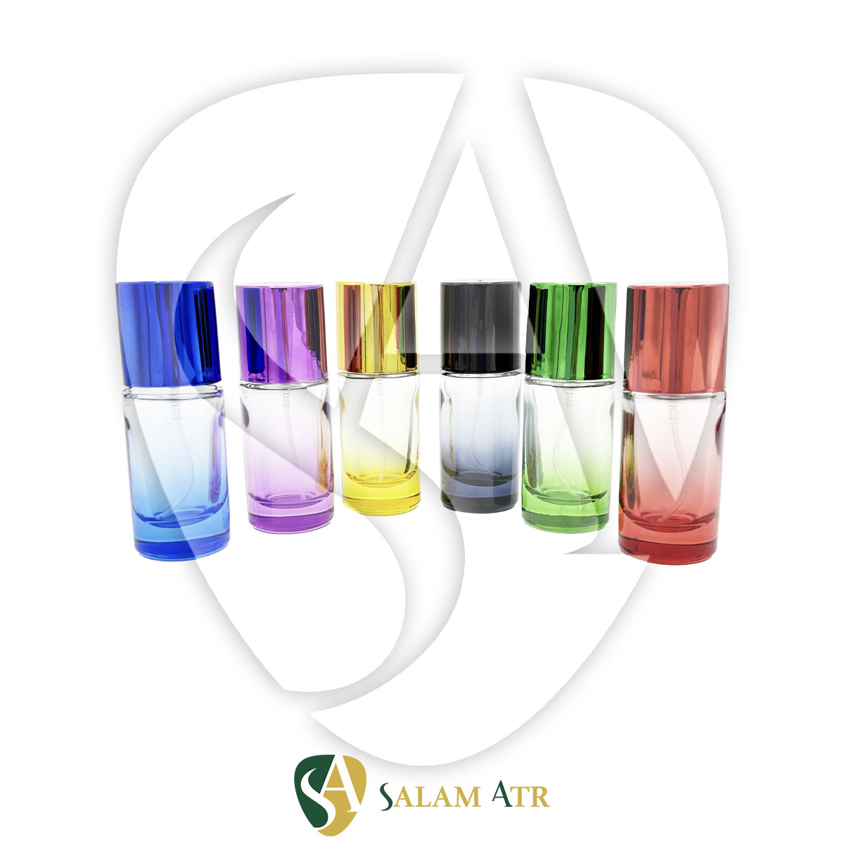 شیشه عطر استوانه رنگی ۲۰ میل کد AZY-16-5 شیشه عطر استوانه رنگی ۲۰ میل کد AZY-16-5