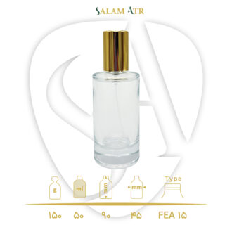 شیشه عطر استوانه ایزی کریمپ 50 میل کد SH29 با مشخصات