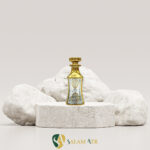 شیشه عطر RCR پافیلی طلاکوب 150 میل کد AZY-16-17 طرح (2) برروی سنگ