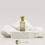 شیشه عطر RCR پافیلی طلاکوب 150 میل کد AZY-16-17 طرح (3) برروی سنگ