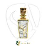 شیشه عطر RCR طلاکوب مربع برجسته 150 میل کد azy-16-18 طرح (2)