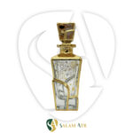 شیشه عطر RCR طلاکوب مربع برجسته 150 میل کد azy-16-18 طرح (3)
