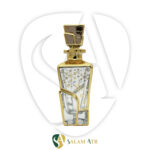 شیشه عطر RCR طلاکوب مربع برجسته 150 میل کد azy-16-18 طرح (4)