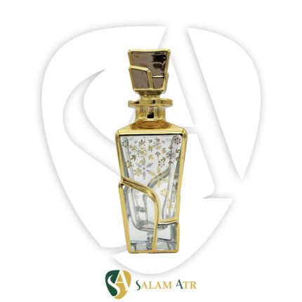 شیشه عطر RCR طلاکوب مربع برجسته 150 میل کد azy-16-18 طرح (4)