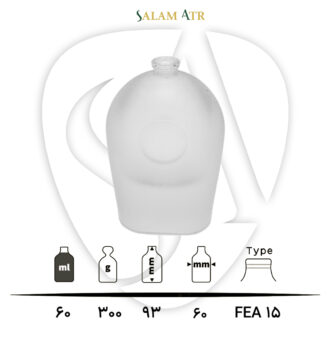 شیشه عطر TP60-012 مات 50 میل با مشخصات