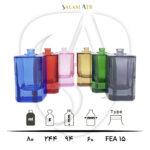 شیشه عطر TP80-003 رنگی 80 میل با مشخصات
