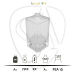 شیشه عطر TP80-003 شفاف 80 میل با مشخصات
