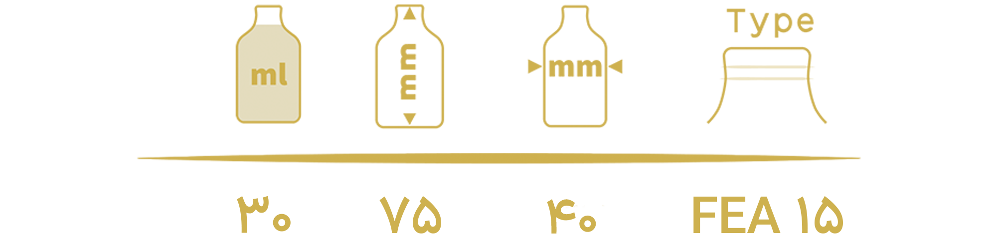 مشخصات شیشه عطر قلبی UV ۳۰ میل کد AZY-16-13