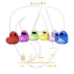 شیشه عطر قلبی UV ۳۰ میل کد AZY-16-13 با مشخصات