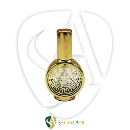 شیشه عطر چنس طلاکوب 15 میل کد AZY-17-03