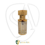 شیشه عطر طرح استوانه طلاکوب 20 میل کد AZY-17-07