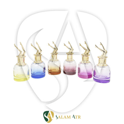 رنگ بندی شیشه عطر طرح اسکندل 30 میل رنگی کد AZY-17-12