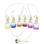 رنگ بندی شیشه عطر طرح اسکندل 30 میل رنگی کد AZY-17-12